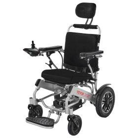 VEVOR Electric Wheelchair for Adults, 300lbs Capacity with Adjustable Backrest, Foldable & Lightweight Motorized Wheelchair, 13-Mile Range